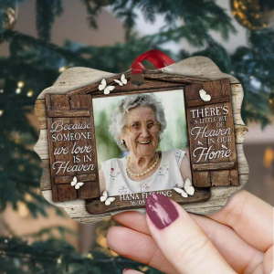 Personalized Christmas Ornaments Acrylic 2025, Someone We Love is in Heaven Ornament with Photo, Memorial Ornaments for Loss of Loved One, Sympathy Gifts for Loss of Mom Dad, Bereavement Gift Ideas