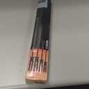 REXBETI Pry Bar Set, 8", 12", 18" and 24" Heavy Duty Pry Bar 4-Piece Mechanic Hand Tools, Thicker Strike Cap Handle, Black Orange