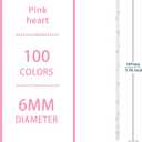 100 Pack Pink Heart Boba Paper Straws 7.76" - Individually Wrapped, Heavy Duty & Reliable, Cute Party Straws for Boba, Coffee & Weddings, Eco Recyclable, Chemical-Free (0.24in)