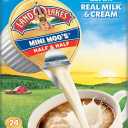 Land O Lakes Mini Moo’s Half & Half Creamer Singles, Shelf-Stable, 24 Count (Pack of 6); BB 03 March 2026