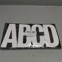 220 Pcs 6 Inch Large Bulletin Board Letters for Classroom,6" Big Font Letter Stickers Alphabet Number Vinyl Self Adhesive Stickers for Poster Board Display Chalkboard School Home Decor(White)