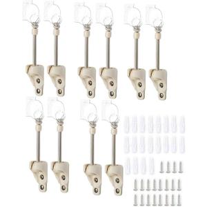 Bungee Kit for Coolaroo Outdoor Roller Sun Shade Replacement Parts,Shade Tie Downs(5set,Begie) (Beige)