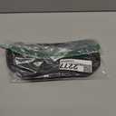 Geestock Black Leather Fanny Pack, Waterproof Waist Bag for Men&Women, Belt Bag, Fashion Crossbody Bags for Running, Hiking, Cycling, Outdoor Sports