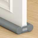 fowong Door Draft Stopper 36 Inch Adjustable Draft Stopper for Bottom of Doors, 30" to 36" Soundproofing Noise Blocker Cover Gap up to 1.5", Grey (Gray)
