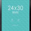 LaVie Home 24x30 Picture Frame Black, Puzzles Frame for Wall Decoration, Classic Black Minimalist Style Suitable for Decorating Houses, Offices, Hotels, Puzzles Posters Photos or Artwork1 Pack