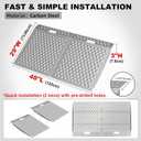 Shed Ramps 2 Pcs, 29" x 48" Shed Ramp for Riding Mower & Lawn Equipment, 1500 lbs Capacity Anti-Slip Punch Plate Ramp for Garages, Barns, Metal Ramps for Wheelchairs, ATV, Lawnmower, Golf Cart