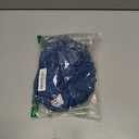 Womens Summer Short Sleeve V Neck Dressy Casual Button Business Work Blouse Tops (Small, Blue)