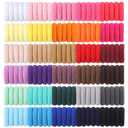 Jollybows 300pcs Baby Hair Ties Girls Elastic Hair Accessories Small Nylon Hair Bands for Toddler Infant Ponytail Holders 1" 30 Colors Mini Kids Hairband