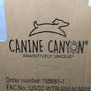 CANINE CANYON Scout Pet Stroller, Heavy Duty Dog Stroller for Large/Medium Dogs, Foldable Pet Stroller for 2 Small Dogs with All-Terrain Wheels, Storage Pocket & Cup Holder, 55 lbs Capacity, Navy Blue
