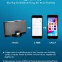 INVERY DockLinQ Pro Bluetooth 5.0 Adapter Receiver for Bose Sounddock and 30 pin iPod iPhone Music Docking Station(Not for Cars)