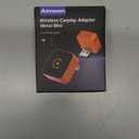 2026 Aimoon Mini Wireless CarPlay Adapter Upgrade Wired to Wireless for CarPlay & Android Auto Plug and Play Fast Auto-Reconnect Stable Control Zero Delay Car Play for iPhone iOS 10+ Android 11+