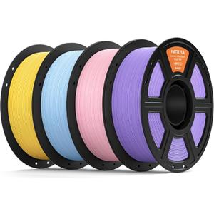 ELEGOO Matte PLA 3D Printer Filament 1.75mm Bundle 4KG Sunshine 4 Colors