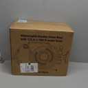 AYURA Retractable Garden Hose Reel 100 ft x 1/2 inch with Pro Metal Shaft, Heavy Duty Automatic Garden Hose Reels with Kink-Free Rewind and Lock at Any Length, Wall Mount Water Hose Reel for Outside (Green)