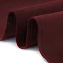 Lann's Linens - 1 Dozen 20" Oversized Cloth Dinner Table Napkins - Machine Washable Restaurant/Wedding/Hotel Polyester Fabric - Burgundy