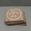 BLUE PANDA 150-Pack Mr and Mrs Napkins, Disposable, Rustic-Style Wedding Napkins for Reception, Bridal Shower Decorations, Engagement Party Supplies (6.5x6.5 in) Bulk Pack - Wedding Shower Decorations