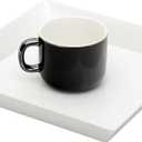 Youngever 3 Pack Plastic Serving Trays, Square Serving Platter for Parties, 10 inch x 10 inch (White)