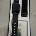 Fitness Tracker Watch with Heart Rate Monitor, Large Screen Activity Tracker with Pedometer, Sleep Monitor, Calories & Step Counter, 5ATM Waterproof Smart Watch for Women Men Fitness Watch for Sports (Black)