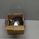 Primula Stewart Whistling Stovetop Tea Kettle Food Grade Stainless Steel, Hot Water Fast to Boil, Cool Touch Folding, 1.5-Quart, Brushed with Black Handle