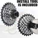 7/8 Speed E-Bike Freewheel 11-28 Teeth/11-32 Teeth Screw On Multiple Freewheel Threaded Type Freehub Replacement Parts