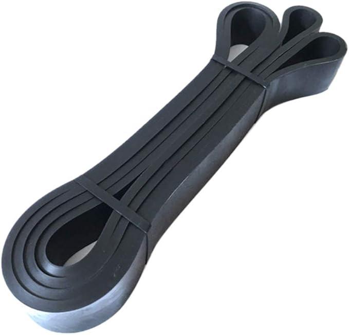 Resistance Bands, Latex Durable Pull Up Assist Bands for Crossfit, Stretching, Powerlifting, Yoga, Workout Bands for Men and Women, 208x2.2cm (Black)