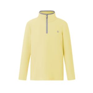 PATPAT Boys Quarter Zip Pullover Thermal Sweater Yellow 11-12Y (L)