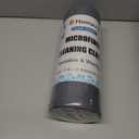 Homaxy Tear Away Dish Cloths Rolls, 40 Sheets-11.8" X 11.8", Reusable Washable Dish Towels for Kitchen, Ultra Absorbent and Quick Drying Microfiber Cleaning Rags, Grey