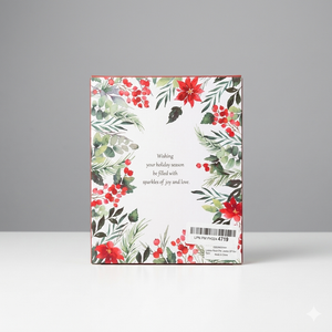 LARAINE Picture Photo Frame 4x6 Metal Sparkle Snowflake High Definition Display Pictures for Tabletop Home Decorative Christmas Holiday Gift (Blue)