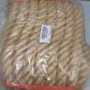 Twisted Manila Rope 1 in x 50 ft Jute Ropes Thick Hemp Rope for Railing Docks Tug of War Decorating Crafts Nautical Landscaping Swing Hammock