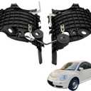 Headlight Mounting Housing Bracket Left and Right Side Fit for VW Volkswagen Beetle 2-Door 2006 2007 2008 2009 2010, Replaces Part Number 1C0941053 1C0941054 1C0-941-054 1C0-941-053