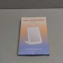 FUNTOUCH Rechargeable Travel Makeup Mirror with 72 Led Lights, Portable Lighted Beauty Mirror, 3 Color Lighting, Dimmable Touch Screen, Tabletop LED Folding Cosmetic Vanity Mirror (White)