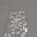 CRAFTYMELODY 46Pcs Self Adhesive Clips Acrylic Transparent Tapestry Wall Clip Rectangle Sticky Hanging Spring Photo Poster Display Small Hanging Spring for Office Home Picture Halloween Decorations