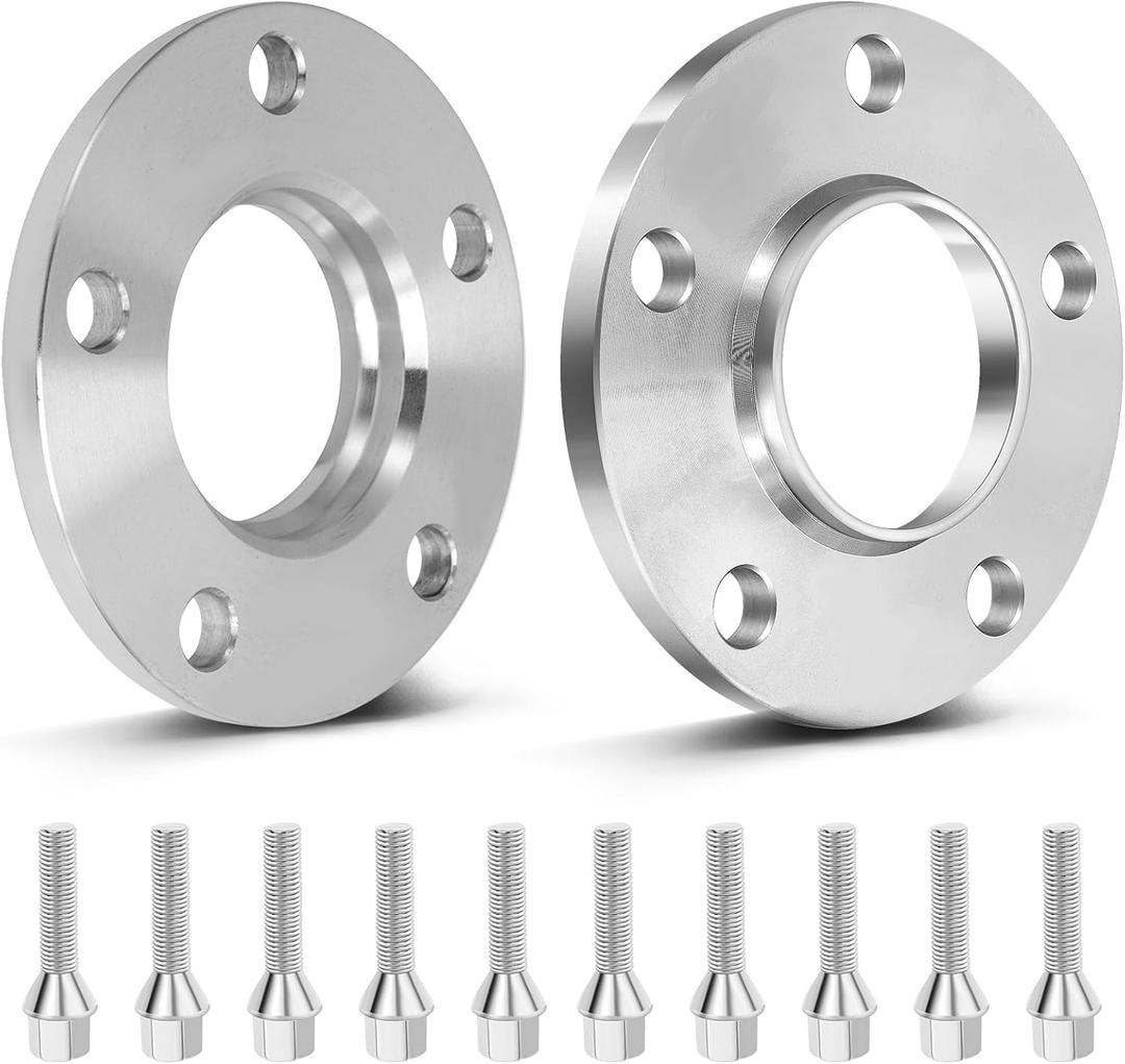 ECCPP 2X 5 Lug Hubcentric Wheel Spacers 10mm 5x120mm Fits for E82 E88 E36 E46 E90 Wheel Spacers E92 318i 135i 335d Wheel Spacers