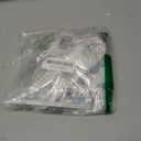 4 Pack Child Proof Sliding Cabinet Door Code Locks Baby Safety Cupboard Locks Adjustable U Shaped Cabinet Latches for Knob Handle Drawers Closet Plastic (4 PCS, White)