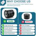 (2) Transmission Filters/Hydraulic Filters/Oil Filters for Bad Boy 063-1050-00 Hydro Gear 2800 3100 3200