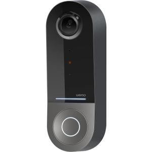 Wemo Smart Video Doorbell - Apple HomeKit Secure Video with HDR - Smart Home Products Video Doorbell Camera - Ring Doorbell for Security Camera System - WiFi Camera Doorbell w/ 223 FOV & 2-Way Audio