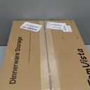 Hard Shell China Storage Containers  5 Piece Set for Storing Dinner Plates, Salad Plates, Mugs, Quilted Dividers for Safe Moving and Seasonal Storage, Beige