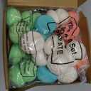 36 Pcs Dumpling Stress Balls Bulk 2.4 Inch Dumpling Fidget Toy Dough Stress Relief Bun Squeeze Toy with Storage Bag for Birthday Party Favors School Carnival Reward Gift