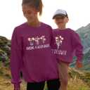 Raising A Wildflower Sweatshirt Mom Toddler Matching Outfits Mommy And Me Matching Shirt Mother Daughter Son Tops (Red, XXL)