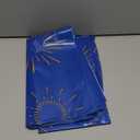 STARSIDE Set of 3 Plastic 2025 Graduation Tablecloth,54"x108" Graduation Party Table Decorations,Congrats Grad Disposable Tablecovers for Congrats Grad Party Supplies (Blue)