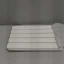 Large Stone Dish Drying Mats for Kitchen Counter, 24"(L)×16"(W), Drying Collapsible Dish Drying Mat, Eco-Friendly Absorbent Diatomaceous Earth Mats for Dishes Bottles Cups - Dark Grey