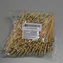 Cocktail Picks for Appetizers, Toothpicks for Appetizers, 200PCS Gold Cocktail Toothpicks for Drinks Fruit, Decorative Bamboo Skewers for Appetizer Charcuterie Food Sticks