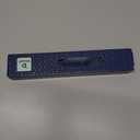 WhoseID Dog Collar with Waterproof AirTag Holder & Anti-Lost QR Code, Cute Bling Warpping Adjustable Width for Small Medium Large Pet (Blue, M)