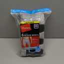 Hanes Men's Underwear Boxer Briefs Pack, Cool & Breathable Cotton Moisture-Wicking Underwear for Men, No Ride Up (XX-Large, Black/Gray - 6 Pack)