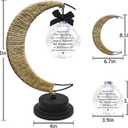 cocomong Sympathy Gift Memorial Gifts Moon Lamp for Loss of Mother Father, Bereavement Condolence Remembrance in Memory of Loved One Gifts for Loss Loved Ones