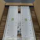 24x24 Bathroom Wall Cabinet, Saver Storage Cabinet, Moisture-Resistant Wood, Medicine Cabinet with 2 Door and Adjustable ShelvesFlat-Pack Design  Assembly Required (White)