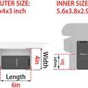 6x4x3 inches Small Shipping Boxes Set of 50 - Black Mailer Corrugated Cardboard Boxes for Shipping Packaging Mailing Products