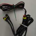 munirater Front Grille Bumper Grill W/Lights Replacement for T-a-c-o-m-a 2012-2015 Matte Black