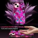 Casetego for iPhone 13 Case,iPhone 14 Case,Compatible with MagSafe,[Military Grade Drop Test] Full Body Protection Slim Shockproof Rugged Marble Women Girls Case for iPhone 13/14 6.1 inch,Ruby Red