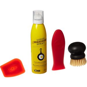 Lodge Seasoned Cast Iron Care Kit, 6 Ounce