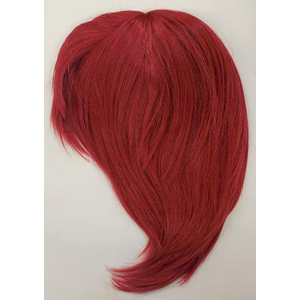 Wiggy Mermaid Short Black Wig for Men Black Emo Wig Goth Scene Hair Wigs + Cap for Stage Party Halloween Costume Cosplay